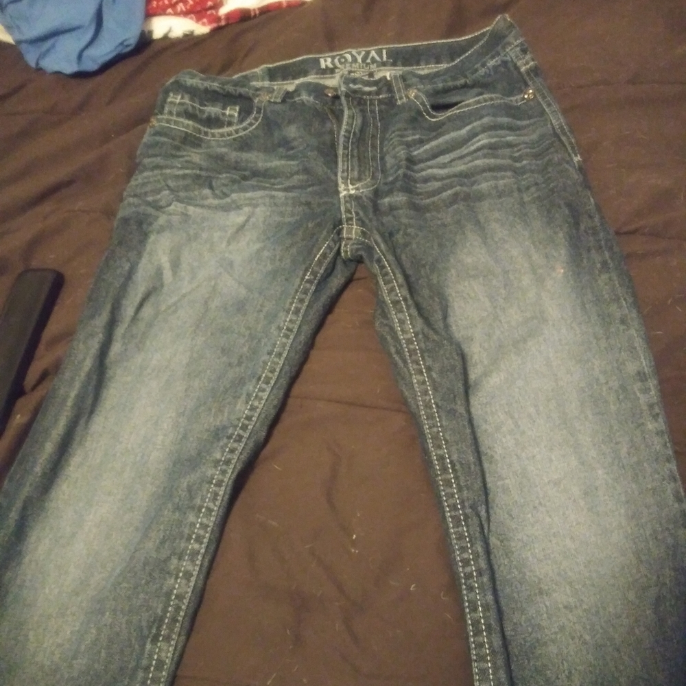 Royal premium dark blue jeans